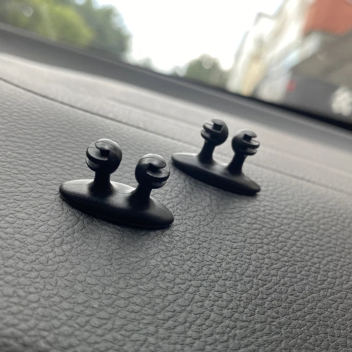 Car Dashboard Phone Charger Cable Manager Hook Headphone Line Organizer Clasp Clamp Holder Auto Interior Accessories