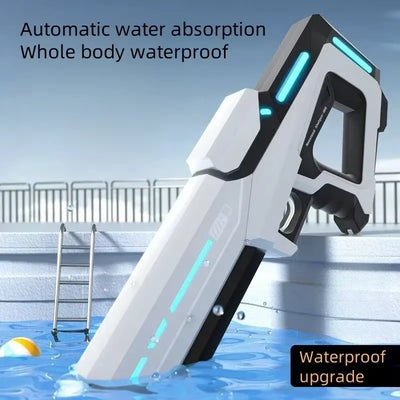 2025 New Automatic Water Absorbing Electric Water Gun Outdoor Beach Swimming Pool Entertainment Adults And Boy Kid Water Gun Toy
