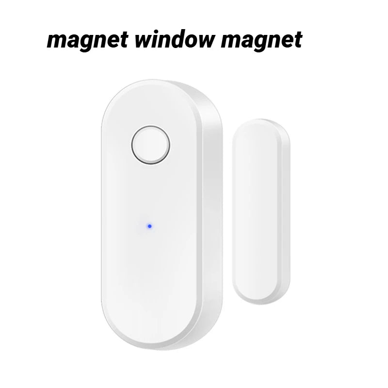 Smart Home Security Kit | Door Magnetic Sensor+smoke Alarm Amplifier Temperature And Humidity Monitor | Wireless Smart Home