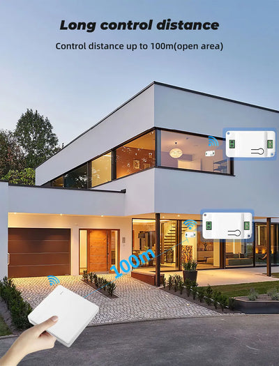 1/2/3 gang 433Mhz smart push Wireless Switch Light RF Remote Control 110V 220V Receiver home Wall button Ceiling Lamp