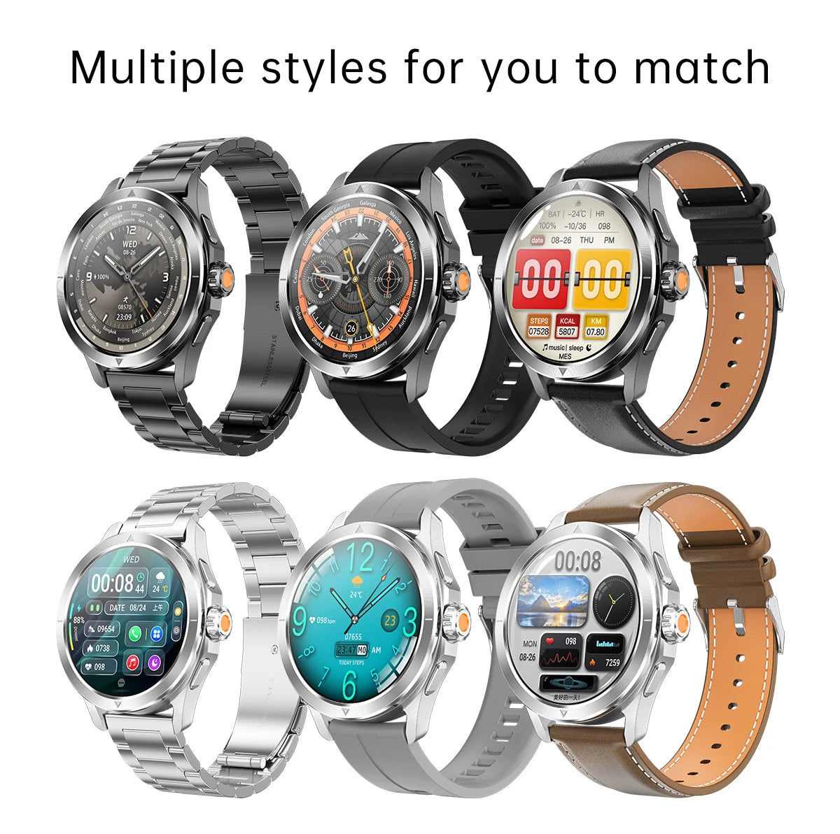 S4 Ultra For Xiaomi Smart Bracelet Men Watch AMOLED HD Screen Bluetooth Call GPS Trajectory NFC Heart Rate Compass SmartWatches