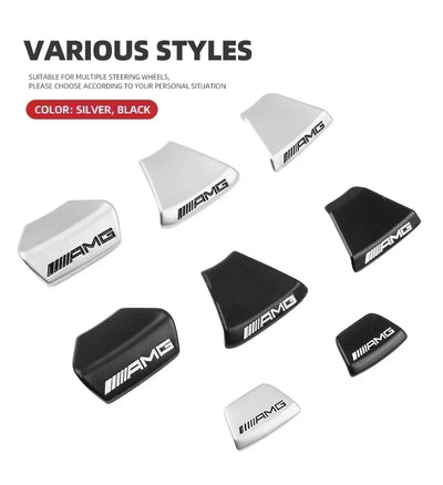 Car Interior Steering Wheel Badge Sticker Panel Center Emblem For AMG Mercedes Benz W212 W213 W205 GLA CLA GLC GLE New C/E Class