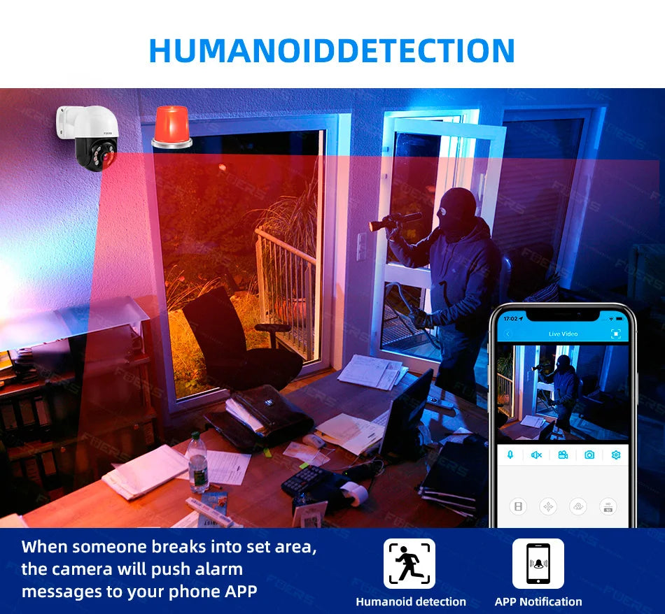 Fuers H.265 4CH POE DIY System Video Surveillance Security System Kit  Camera Surveillance CCTV Face Audio Video Recorder
