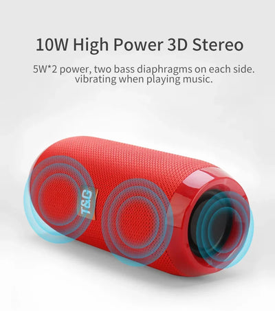 TG117 Bluetooth Speakers Portable Wireless Sound Box  Outdoor Waterproof Stereo Surround Supports TF Radio altavoz bluetooth