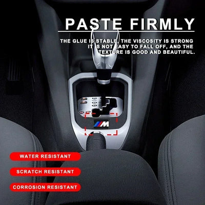 2/5/10Pcs Carbon Fiber Steering Wheel Car Emblem 3D Stickers For BMW F30 F10 E90 F20 E46 E60 E70 E39 E36 E87 X7 E92 E91 X7 X6