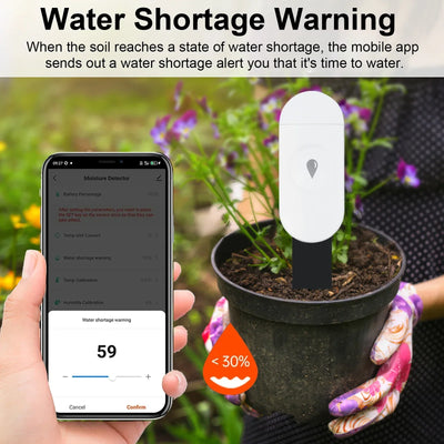 Tuya Zigbee Temperature Humidity Moisture Detector Smart Soil Tester Moisture Sensor Real Time Monitor Support Home Assistant Z2