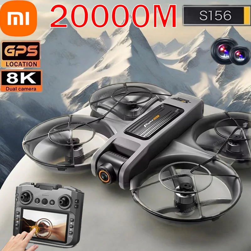Xiaomi S156 Drone Professional 8K Camera with 5G WiFi FPV UAV Screen Remote Control and Obstacle Avoidance Quadcopter 2025 New
