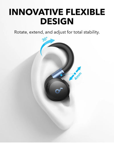 Soundcore by Anker Sport X20 True-Wireless Workout Earbuds Ear Hooks Earphone Bluetooth Wireless Bluetooth Headphones
