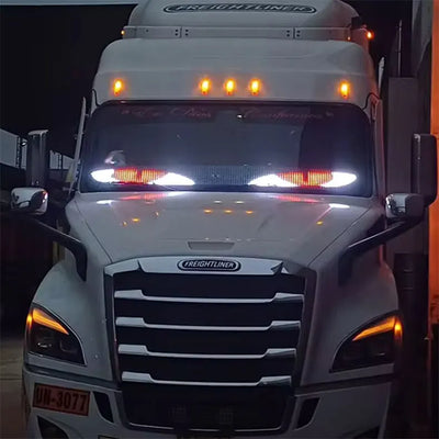 Large APP Truck Car Devil Eye LED Pixel Panel Light Remote Music Control Custom Text Lighting Scrolling For Board Windshield