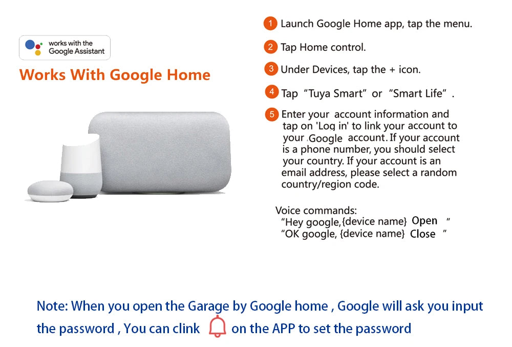 Tuya WiFi Switch Garage Door Controller Smart Door Opener Work with Alexa Google Home Smart Life Tuya APP Control No Hub Require
