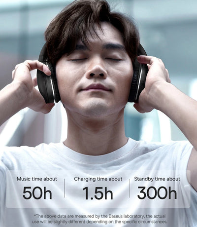 Baseus D02 Pro Wireless Headphones Bluetooth Earphone 5.3 Foldable Headset Sport Over the Ear Headphone Gaming Bluetooth Earbuds