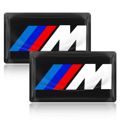 2/5/10Pcs Carbon Fiber Steering Wheel Car Emblem 3D Stickers For BMW F30 F10 E90 F20 E46 E60 E70 E39 E36 E87 X7 E92 E91 X7 X6