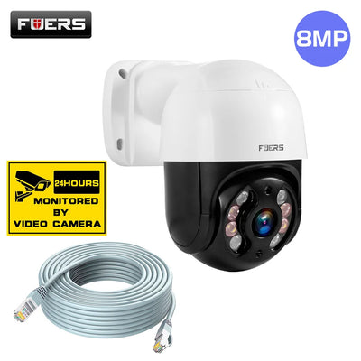 Fuers H.265 4CH POE DIY System Video Surveillance Security System Kit  Camera Surveillance CCTV Face Audio Video Recorder