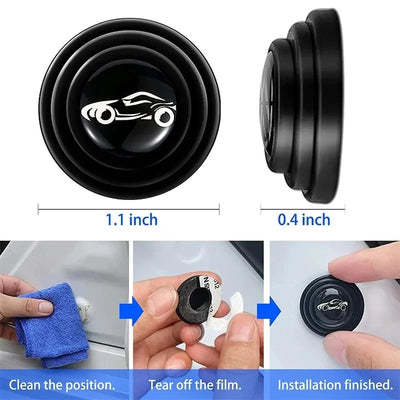 Car door pads shock-absorbing and silent mat anti-collision silicone door protector stickers buffer gasket accessory