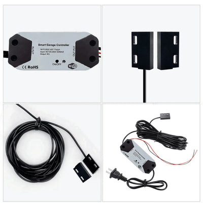 Tuya WiFi Switch Garage Door Controller Smart Door Opener Work with Alexa Google Home Smart Life Tuya APP Control No Hub Require