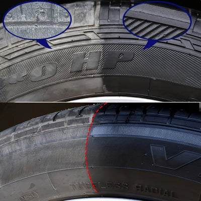 Black Shine Tire Wax - Durable, Long-Lasting Protection & Restoration for Car, Bike, and Motorcycle Tires Accessories