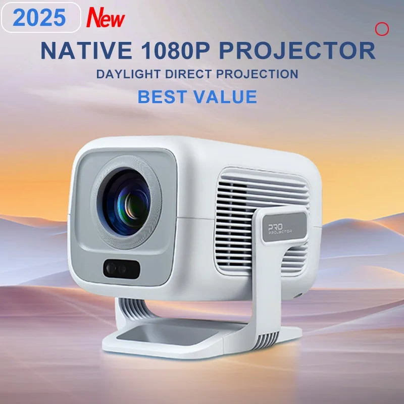 DITONG X3Plus HD projector Native 1080P support 4K WIFI6 BT5.4 Android projector Auto-focus Auto-keystone Home theater projector