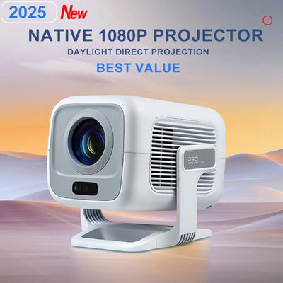 DITONG X3Plus HD projector Native 1080P support 4K WIFI6 BT5.4 Android projector Auto-focus Auto-keystone Home theater projector
