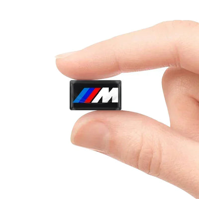 2/5/10Pcs Carbon Fiber Steering Wheel Car Emblem 3D Stickers For BMW F30 F10 E90 F20 E46 E60 E70 E39 E36 E87 X7 E92 E91 X7 X6