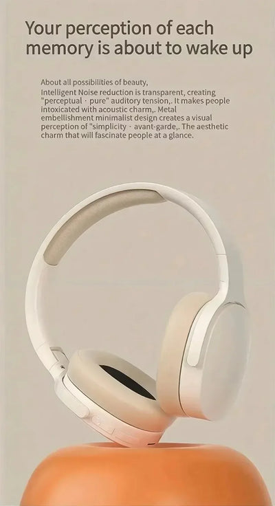 Fashion HIFI Stereo Headsets True Sports With Earphones TF/AUX Music Player with MicWireless Bluetooth Headphones Over Ear