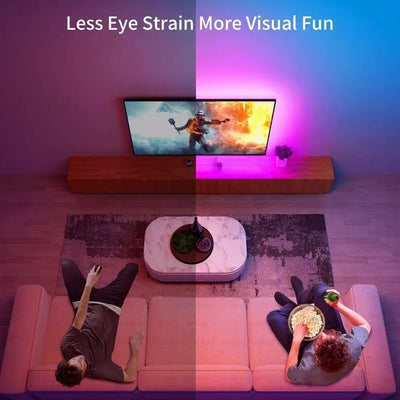 Smart Bluetooth Led Strip Lights RGB 2835 5V USB Smart Life App Controlled for Desktop Screen TV BackLight Flexible Diode Tape