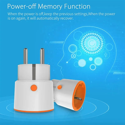 Haozee Smart Zigbee Plug Socket 3680W 16A Power Energy Monitoring Timer Switch EU Outlet Home Assistant Zigbee2mqtt