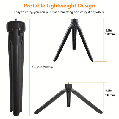 1pc 8/10/12inch RGB Ring Light Kit with Adjustable Color, Sturdy Tripod & Phone Holder - USB Powered for Video, Selfies & Makeup