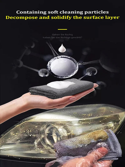 Car Headlight Restoration Liquid Polishing Kits Scratch Remover Car Headlamp Repair Tool Accessories