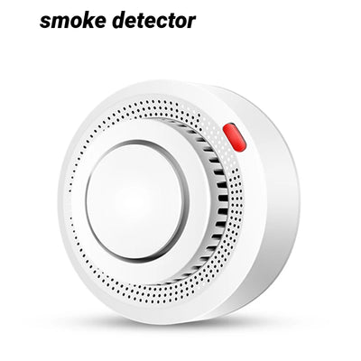 Smart Home Security Kit | Door Magnetic Sensor+smoke Alarm Amplifier Temperature And Humidity Monitor | Wireless Smart Home