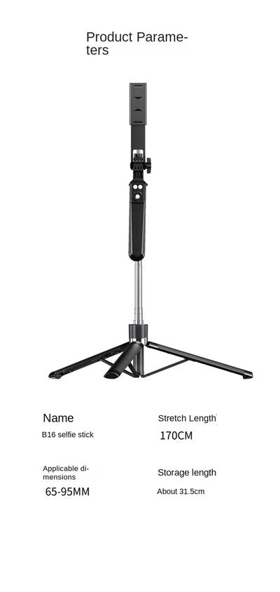 Roreta Portable Stabilizer camera tripod with wireless remote control and 360 ° rotation for video recording and live streaming