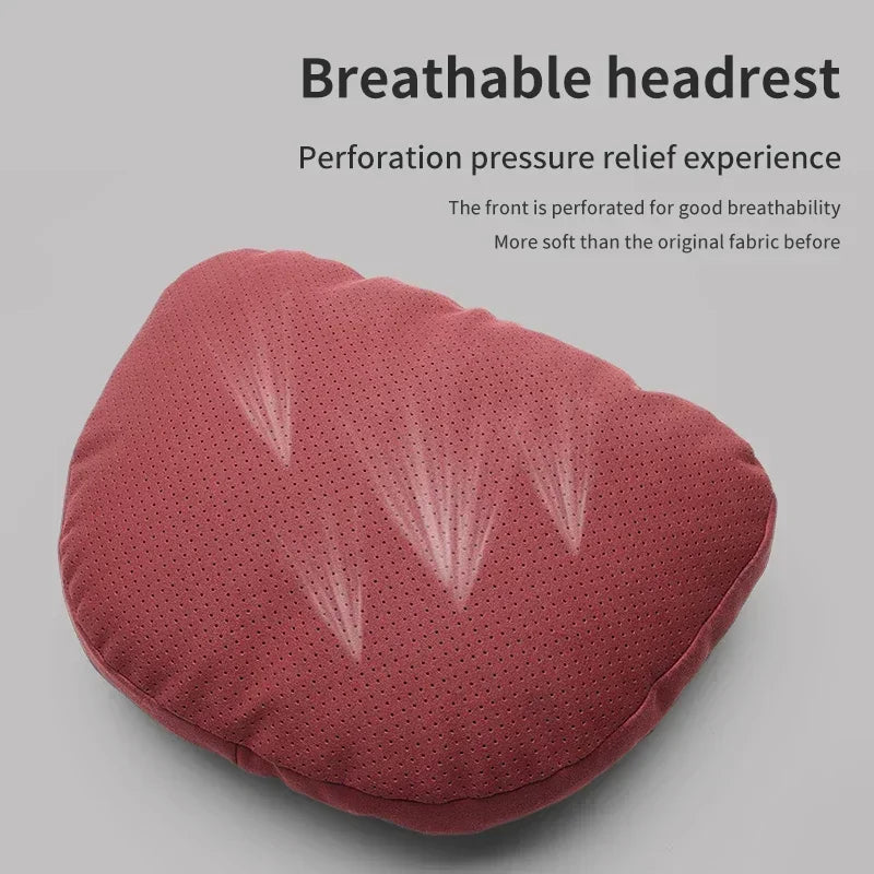Car Headrest Comfort Adjustable Breathable Pillow Protector Neck For Toyota Corolla Prius Yaris Rav4 CHR Aygo Hilux Raize Camry