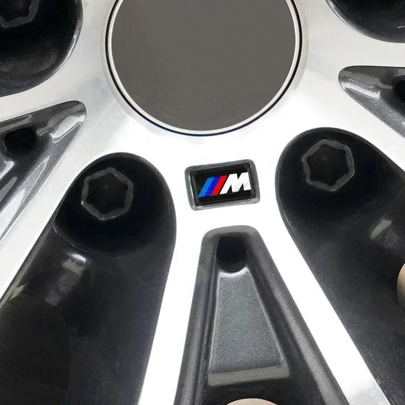 2/5/10Pcs Carbon Fiber Steering Wheel Car Emblem 3D Stickers For BMW F30 F10 E90 F20 E46 E60 E70 E39 E36 E87 X7 E92 E91 X7 X6