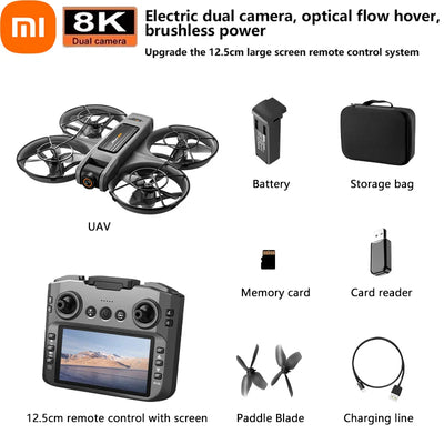 Xiaomi S156 Drone Professional 8K Camera with 5G WiFi FPV UAV Screen Remote Control and Obstacle Avoidance Quadcopter 2025 New