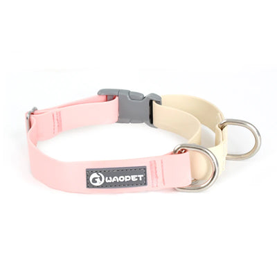 WAOPET PVC Waterproof Dog Collar for Large Medium and Small Dogs Pet Training Walking Dog German Shepherd Malinois New 2025
