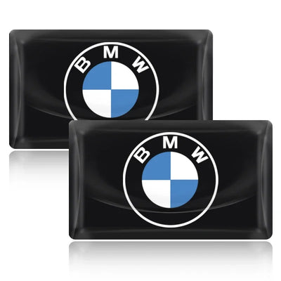 2/5/10Pcs Carbon Fiber Steering Wheel Car Emblem 3D Stickers For BMW F30 F10 E90 F20 E46 E60 E70 E39 E36 E87 X7 E92 E91 X7 X6