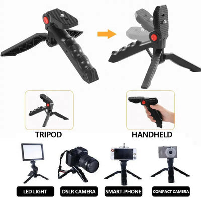 Portable Vlogging Kit Video with Tripod Bluetooth Control for SLR Camera Smartphone Youtube Photography Light Stand Microphone