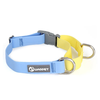 WAOPET PVC Waterproof Dog Collar for Large Medium and Small Dogs Pet Training Walking Dog German Shepherd Malinois New 2025