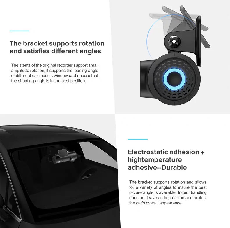 Dash Cam auto 4K WiFi Front Camera Mini Car DVR Video Recorders Night Vision 24H Parking Monitor surveillance Recording camera