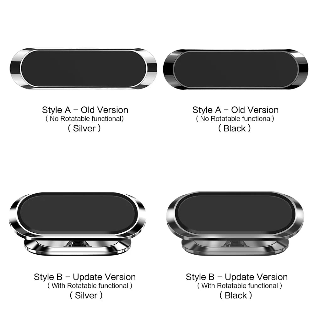 STONEGO Metal Magnetic Phone Holder 360 rotating Car Phone Holder Stand Zinc Alloy Magnet Car Support Mount cellphone holder