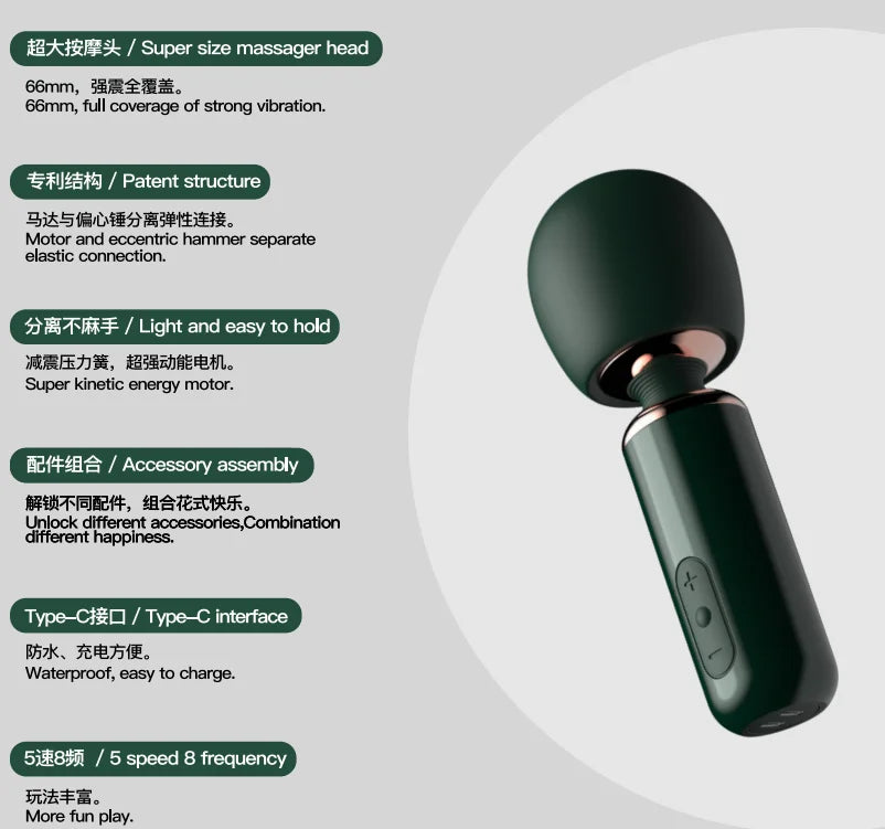 Power Mini Massager - Waterproof & Discreet by Qingnan #5