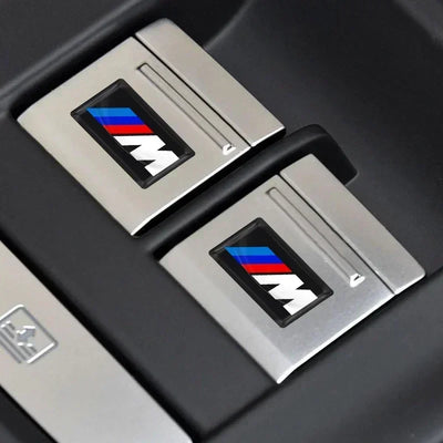 2/5/10Pcs Carbon Fiber Steering Wheel Car Emblem 3D Stickers For BMW F30 F10 E90 F20 E46 E60 E70 E39 E36 E87 X7 E92 E91 X7 X6