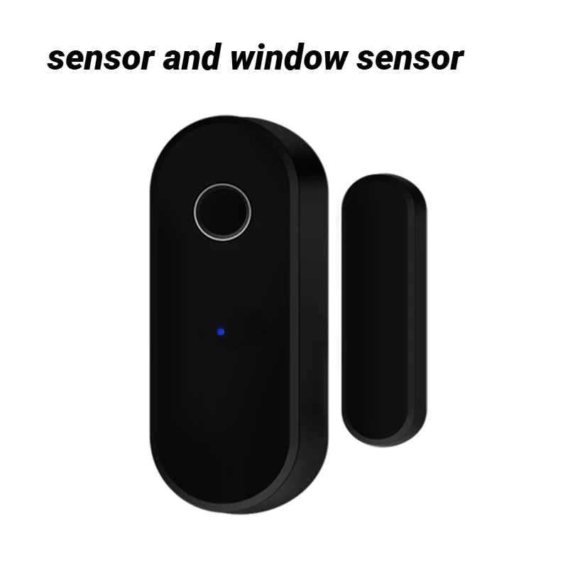 Smart Home Security Kit | Door Magnetic Sensor+smoke Alarm Amplifier Temperature And Humidity Monitor | Wireless Smart Home