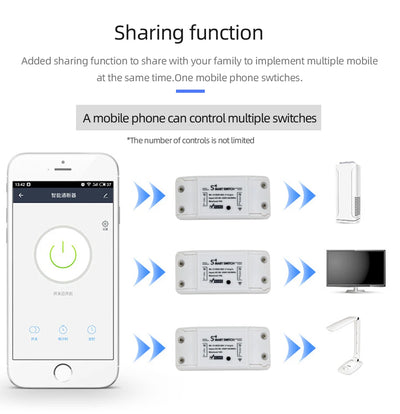 Smart Home Wifi Wireless Switch BASIC Smart Switch Module Smart Life APP Wireless Voice Remote Control Timer Switch Alexa
