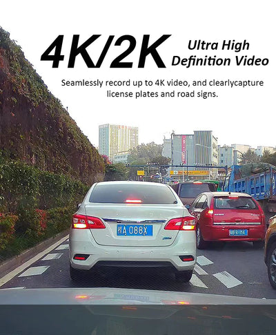 Dash Cam auto 4K WiFi Front Camera Mini Car DVR Video Recorders Night Vision 24H Parking Monitor surveillance Recording camera
