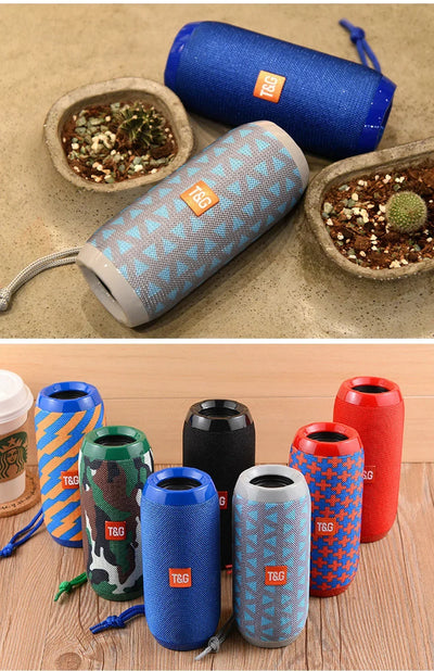 TG117 Bluetooth Speakers Portable Wireless Sound Box  Outdoor Waterproof Stereo Surround Supports TF Radio altavoz bluetooth