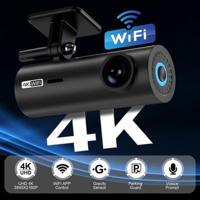 Dash Cam auto 4K WiFi Front Camera Mini Car DVR Video Recorders Night Vision 24H Parking Monitor surveillance Recording camera
