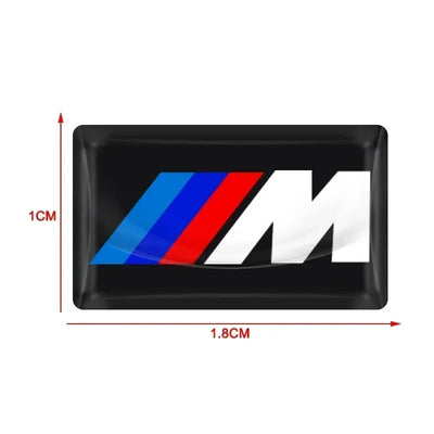 2/5/10Pcs Carbon Fiber Steering Wheel Car Emblem 3D Stickers For BMW F30 F10 E90 F20 E46 E60 E70 E39 E36 E87 X7 E92 E91 X7 X6