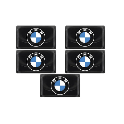 2/5/10Pcs Carbon Fiber Steering Wheel Car Emblem 3D Stickers For BMW F30 F10 E90 F20 E46 E60 E70 E39 E36 E87 X7 E92 E91 X7 X6