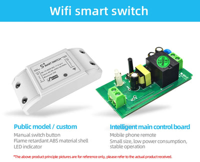 Smart Home Wifi Wireless Switch BASIC Smart Switch Module Smart Life APP Wireless Voice Remote Control Timer Switch Alexa