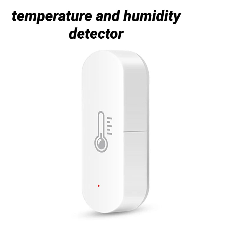 Smart Home Security Kit | Door Magnetic Sensor+smoke Alarm Amplifier Temperature And Humidity Monitor | Wireless Smart Home